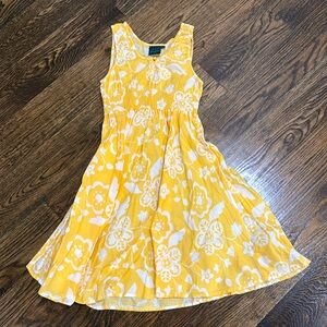 Yellow floral Mini Boden sundress